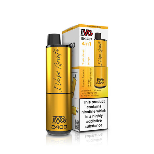 IVG  2400 Mango Edition 4 In 1 20mg Disposable Vape