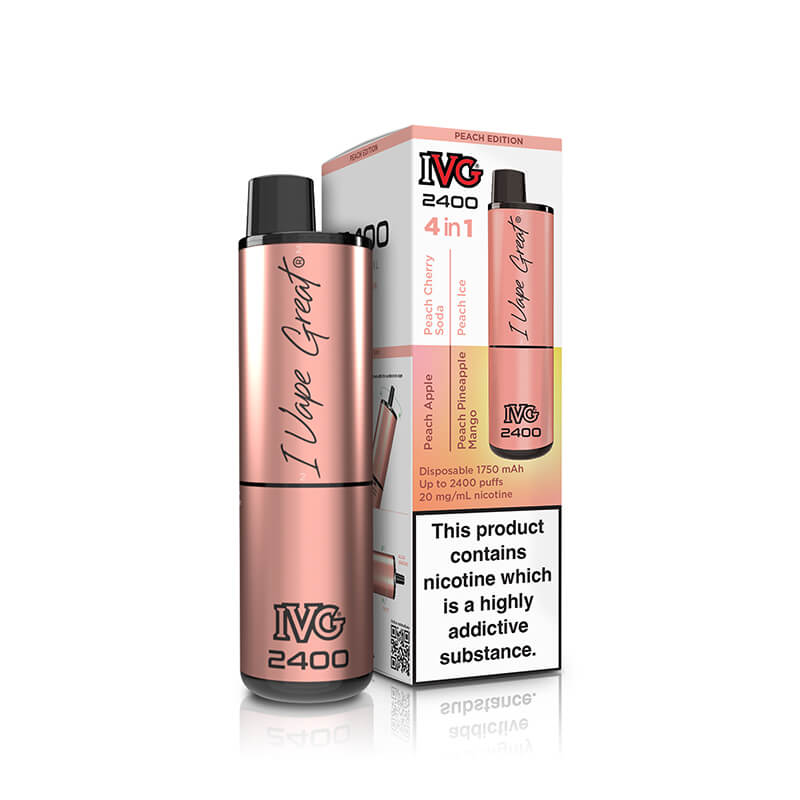 IVG  2400 Peach Edition 4 In 1 20mg Disposable Vape