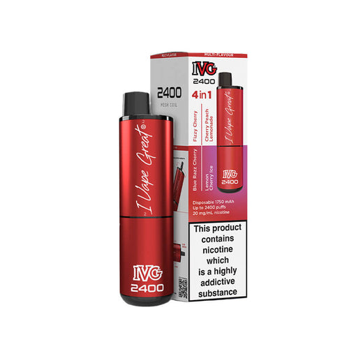 IVG  2400 Cherry Edition 4 In 1 20mg Disposable Vape