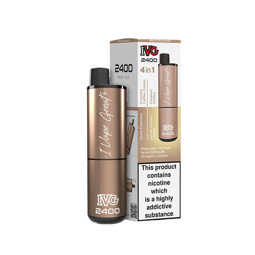 IVG  2400 Coffee Edition 4 In 1 20mg Disposable Vape