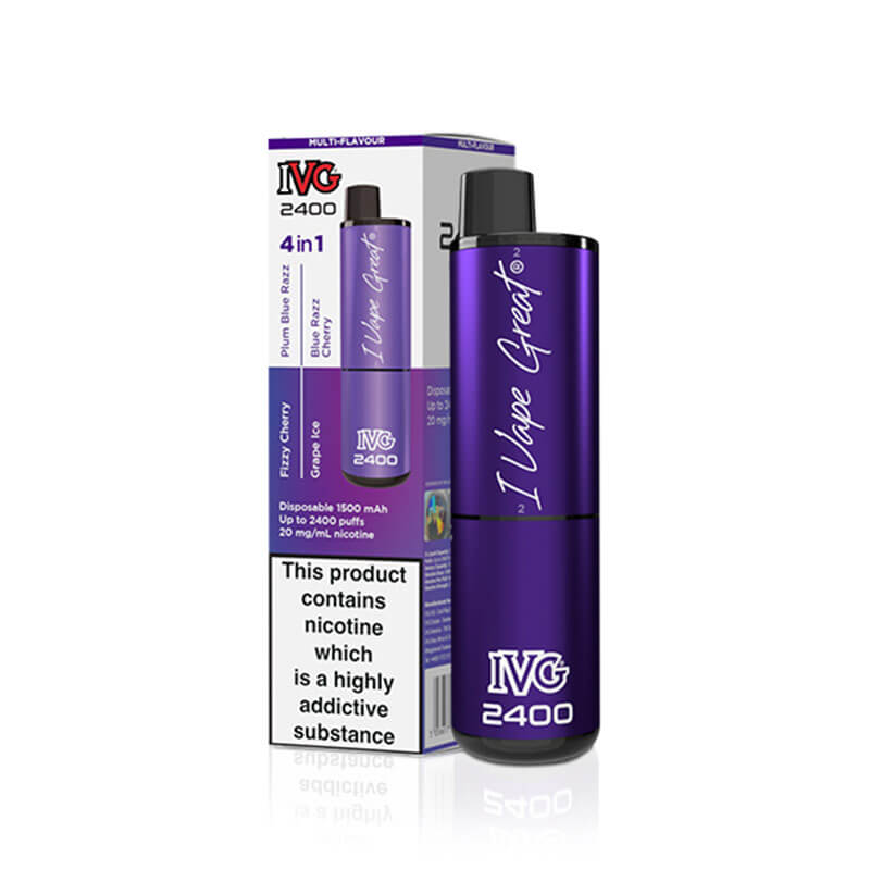 IVG  2400 Purple Edition 4 In 1 20mg Disposable Vape