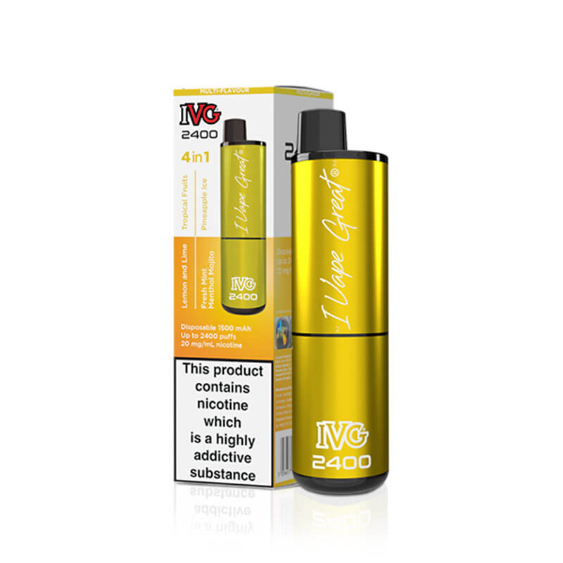 IVG  2400 Yellow Edition 4 In 1 20mg Disposable Vape