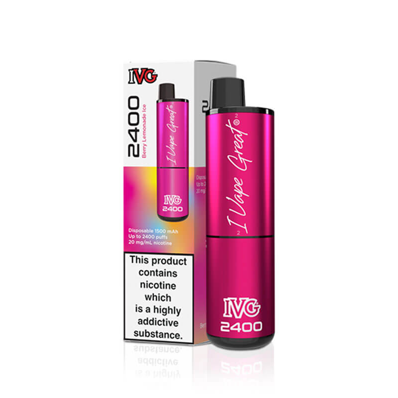 IVG  2400 Berry Lemonade Ice 20mg Disposable Vape