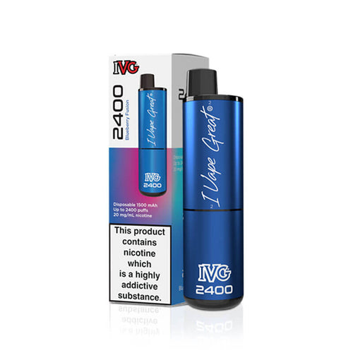 IVG  2400 Blueberry Fusion 20mg Disposable Vape