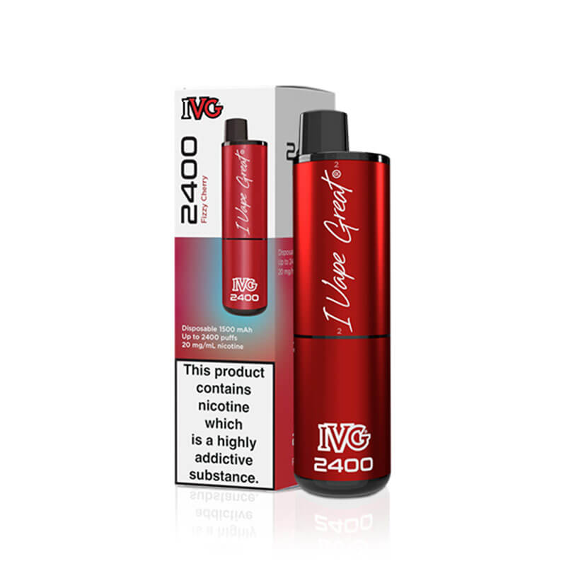 IVG  2400 Fizzy Cherry 20mg Disposable Vape