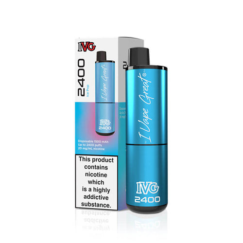 IVG 2400 Ice Blue 20mg Disposable Vape