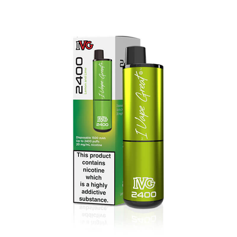 IVG  2400 Lemon & Lime 20mg Disposable Vape