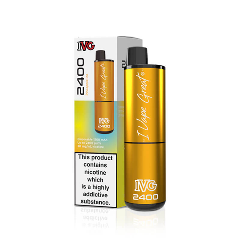 IVG  2400 Pineapple Ice 20mg Disposable Vape