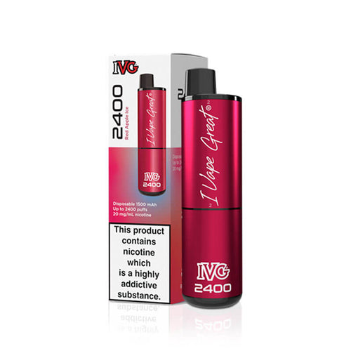 IVG  2400 Red Apple Ice 20mg Disposable Vape