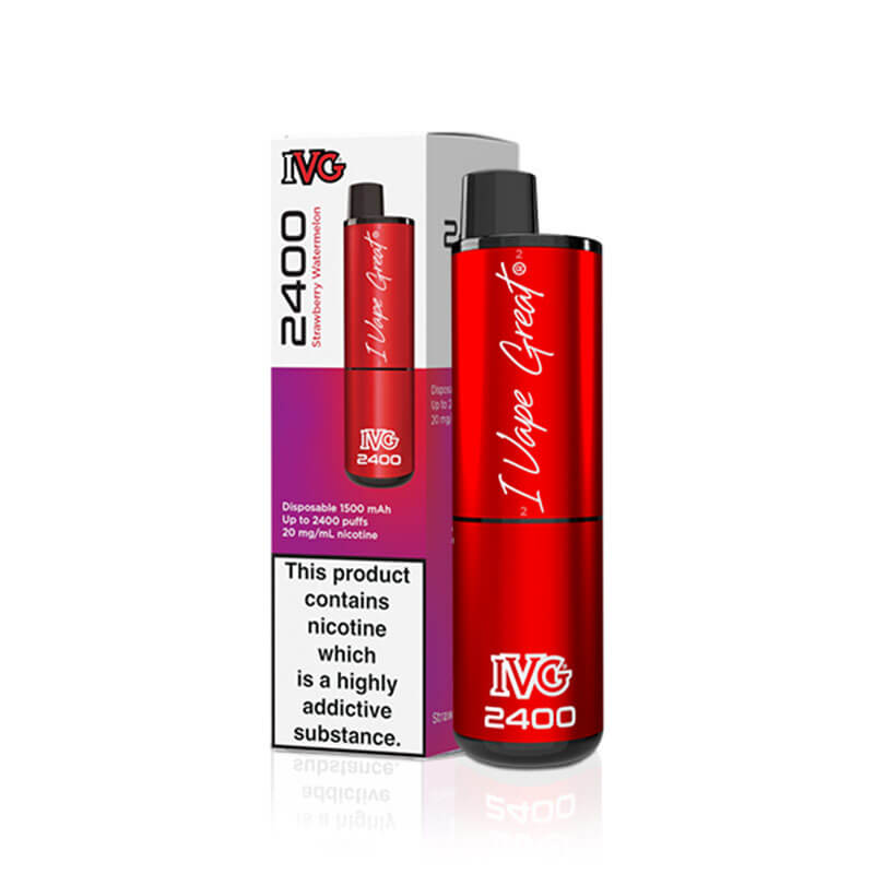 IVG  2400 Strawberry Watermelon 20mg Disposable Vape