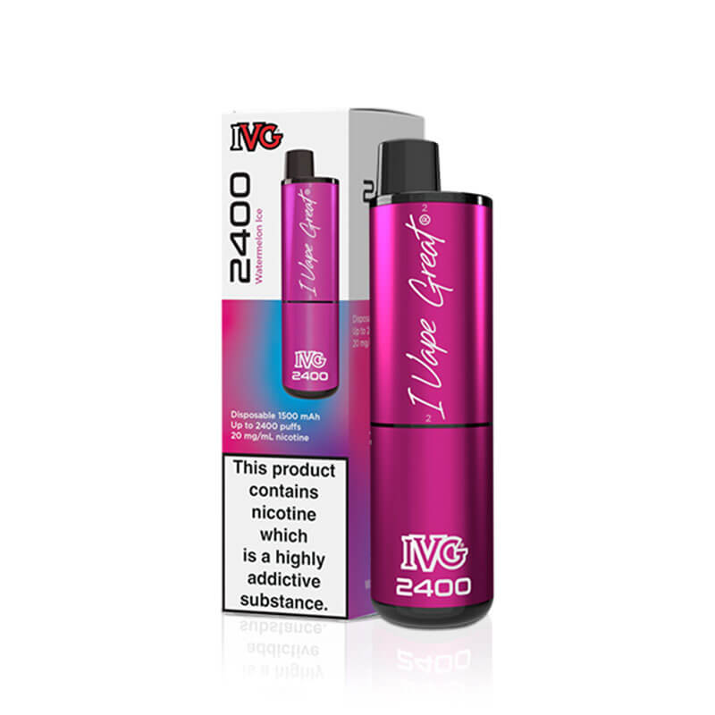 IVG  2400 Watermelon Ice 20mg Disposable Vape