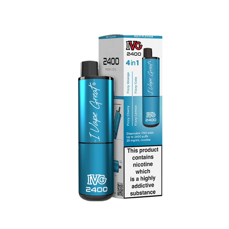 IVG  2400 Fizzy Edition 4 In 1 20mg Disposable Vape