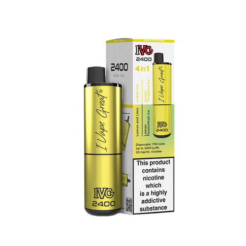 IVG  2400 Lemon Edition 4 In 1 20mg Disposable Vape