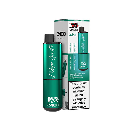 IVG  2400 Mint Edition 4 In 1 20mg Disposable Vape