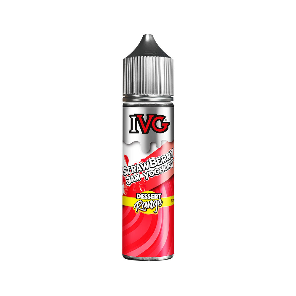 IVG  Strawberry Jam Yoghurt Shortfill E-Liquid 50ml