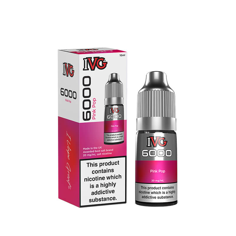 IVG  6000 Pink Pop 10ml Nic Salt E-Liquid