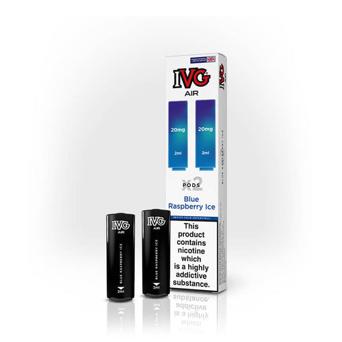 IVG  Air Blue Raspberry Ice Prefilled Vape Pods - 20mg