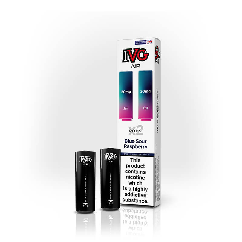 IVG  Air Blue Sour Raspberry Prefilled Vape Pods - 20mg