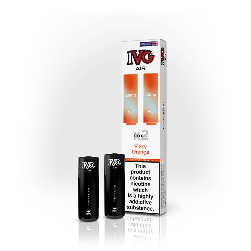 IVG  Air Fizzy Orange Prefilled Vape Pods - 20mg