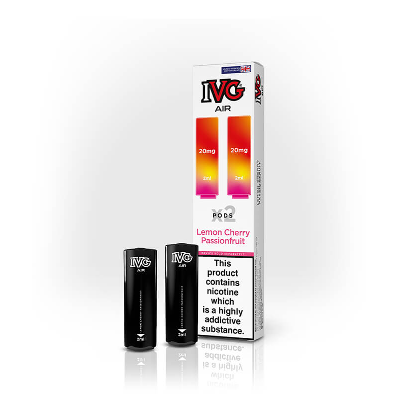 IVG  Air Lemon Cherry Passionfruit Prefilled Vape Pods - 20mg