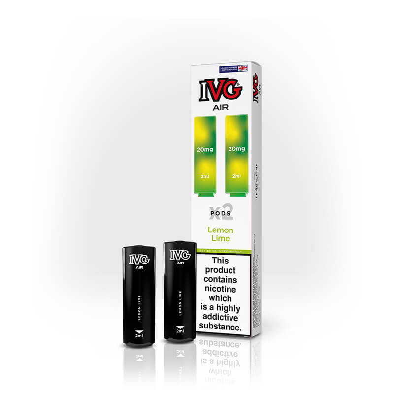 IVG  Air Lemon Lime Prefilled Vape Pods - 20mg