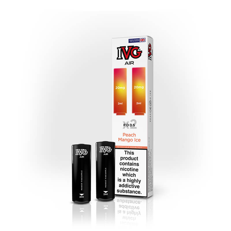 IVG  Air Peach Mango Ice Prefilled Vape Pods - 20mg