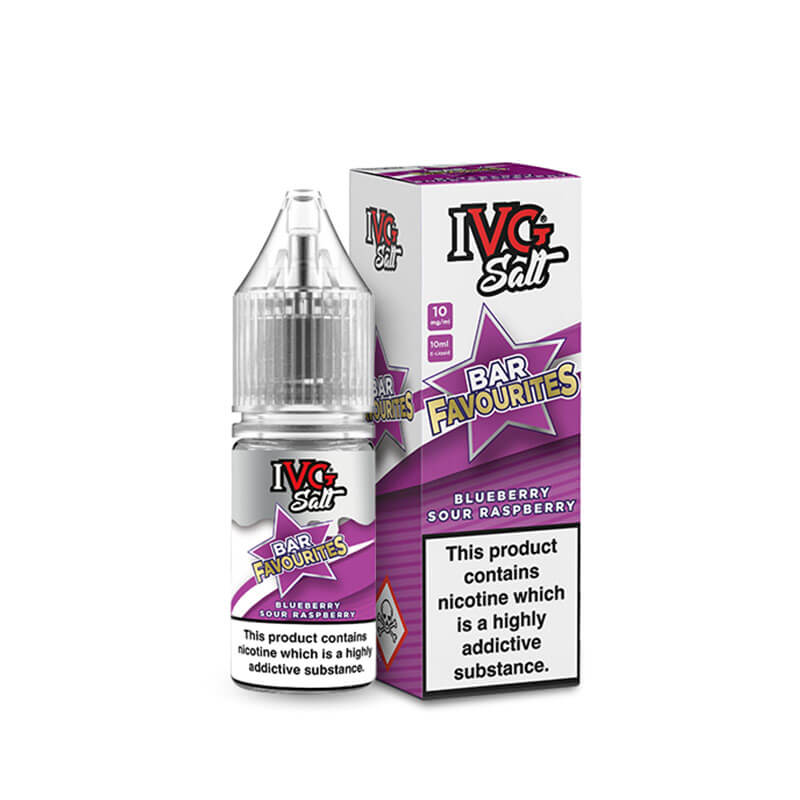 IVG  Bar Favourites Blueberry Sour Raspberry 10ml Nic Salt E-Liquid