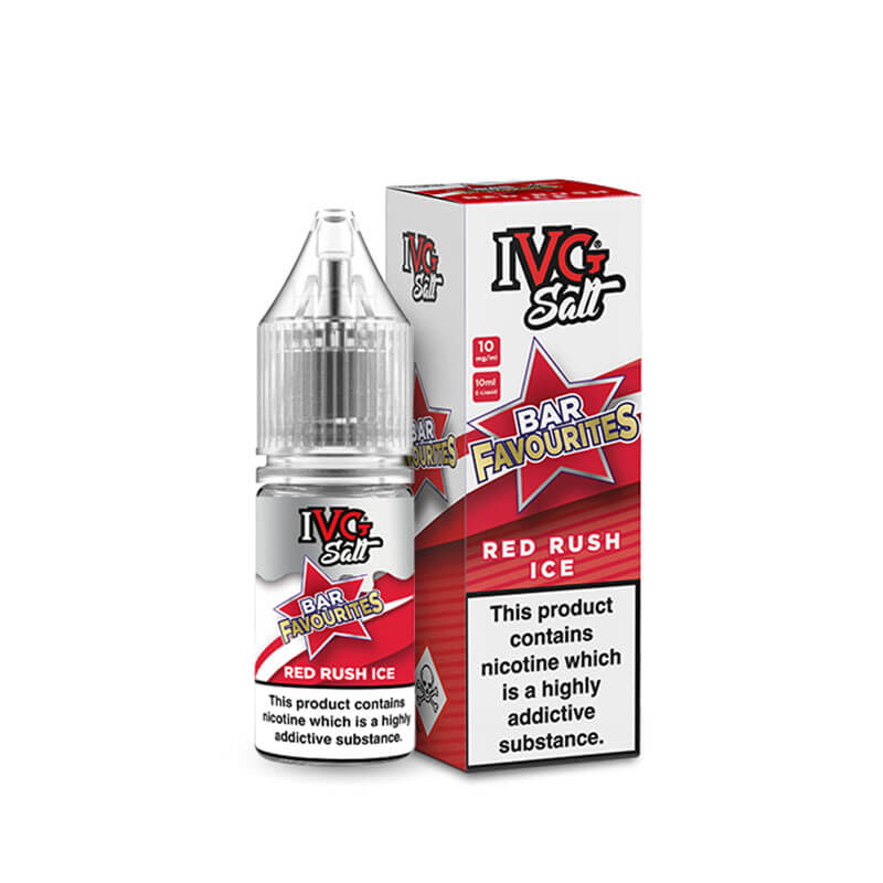 IVG  Bar Favourites Red Rush Ice 10ml Nic Salt E-Liquid