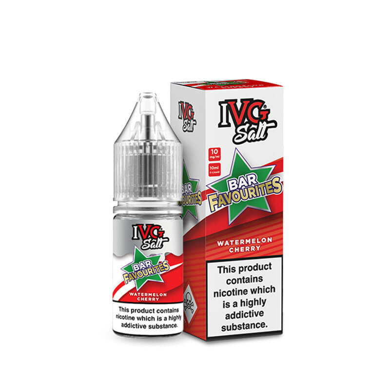 IVG  Bar Favourites Watermelon Cherry 10ml Nic Salt E-Liquid