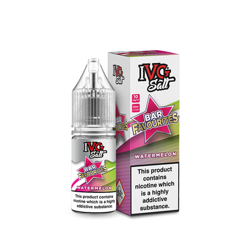 IVG Bar Favourites Watermelon10ml Nic Salt E-Liquid