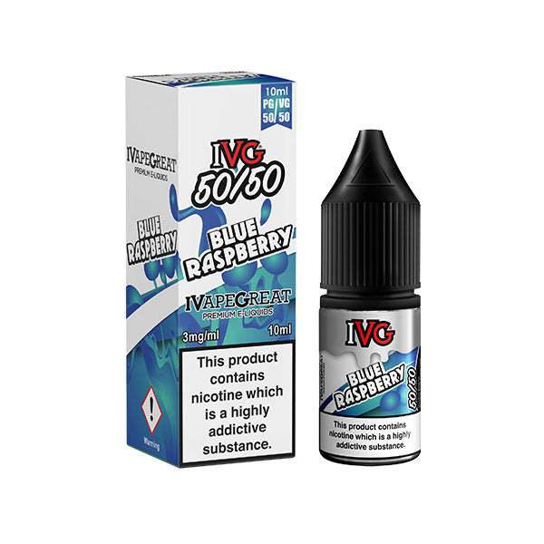 IVG  Blue Raspberry E-Liquid 50/50