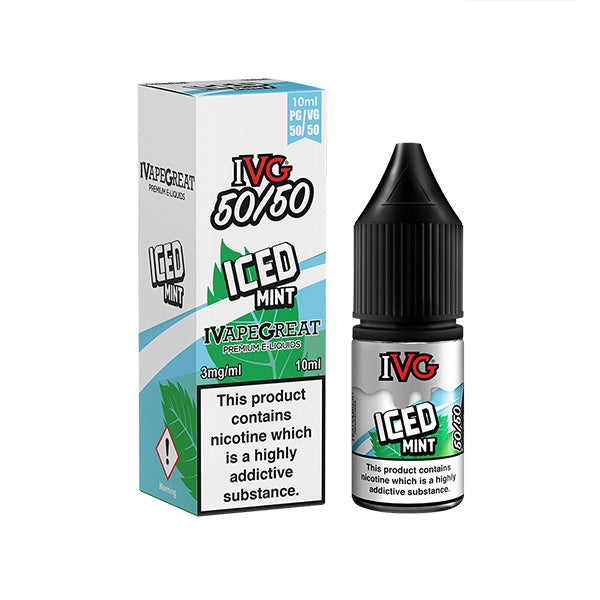 IVG  Iced Mint E-Liquid 50/50