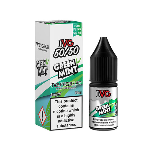 IVG  Green Mint E-Liquid 50/50