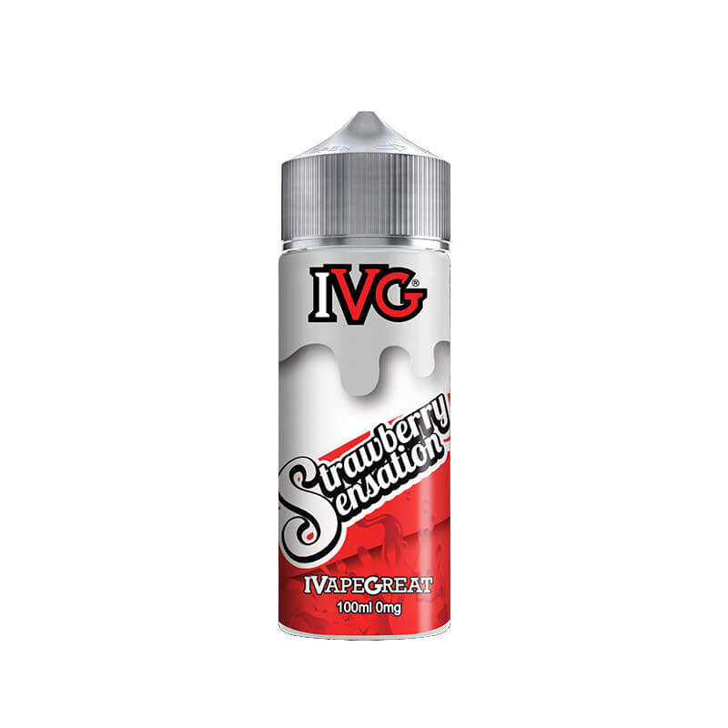 IVG  Strawberry Sensation 100ml Shortfill E-Liquid