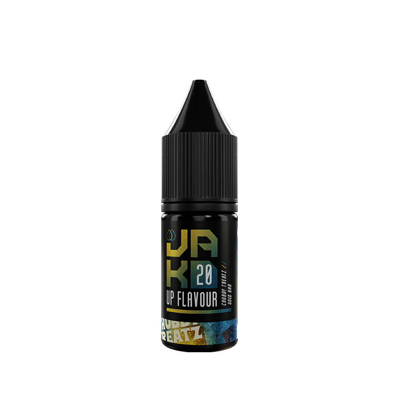 JAK'D Chubby Treatz Gold Bar 10ml Nic Salt E-Liquid