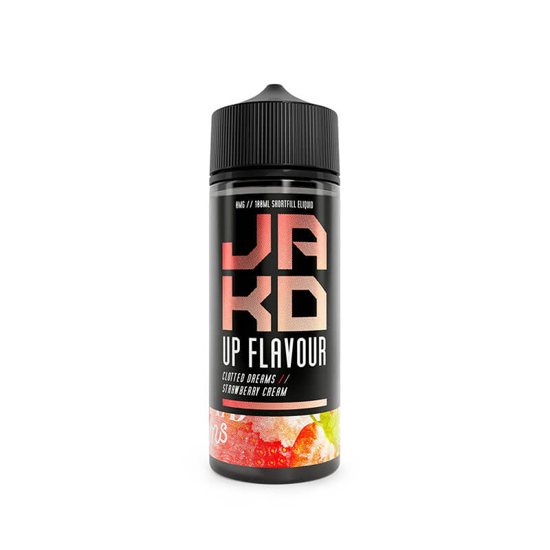 JAK'D Clotted Dreams Strawberry Cream 100ml Shortfill E-Liquid