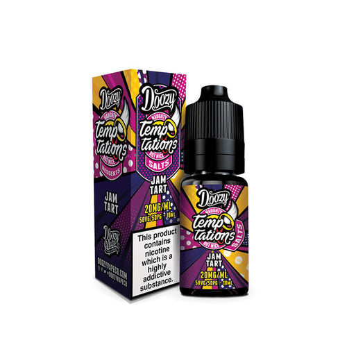 Doozy Vape Co Temptations Jam Tart Nic Salt 10ml E-Liquid