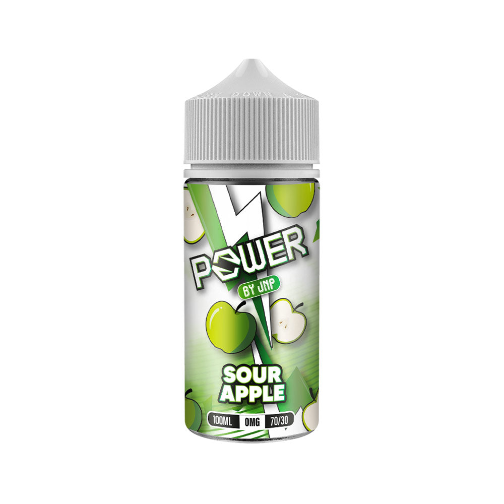 Juice N Power Sour Apple Power 100ml Shortfill E-liquid