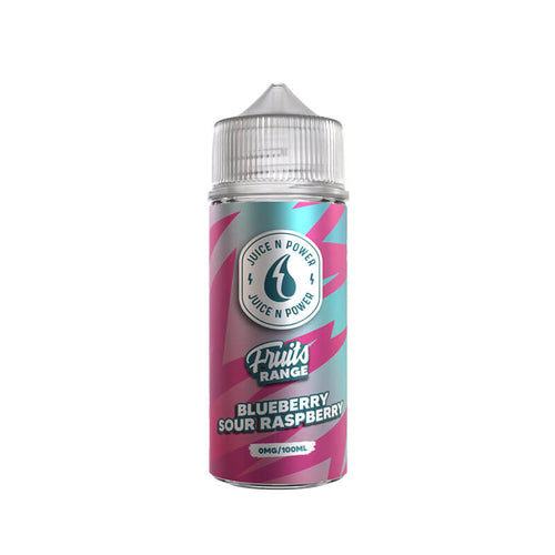 Juice N Power Fruits Blueberry Sour Raspberry 100ml Shortfill E-Liquid