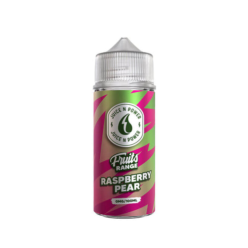 Juice N Power Fruits Raspberry Pear 100ml Shortfill E-Liquid