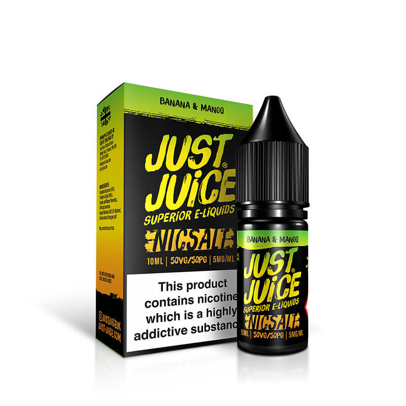 Just Juice  Banana & Mango 10ml Nic Salt E-Liquid