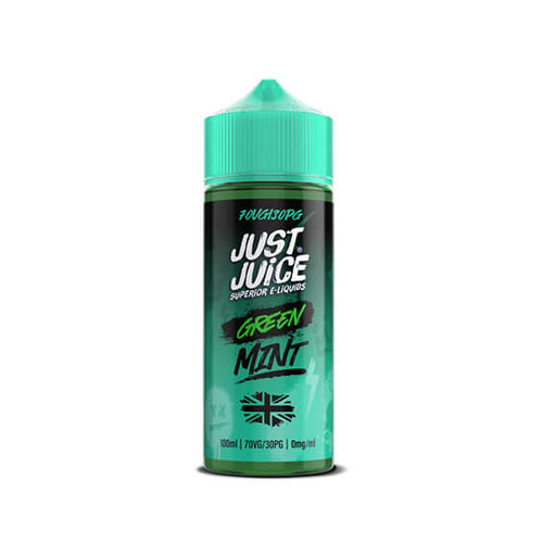 Just Juice  Green Mint 100ml Shortfill E-Liquid