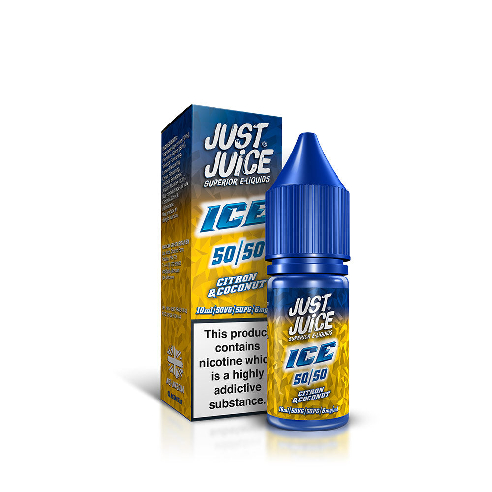 Just Juice  Citron & Coconut Ice 10ml 50/50 E-Liquid