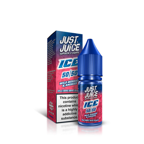 Just Juice  Wild Berries & Aniseed Ice 10ml 50/50 E-Liquid