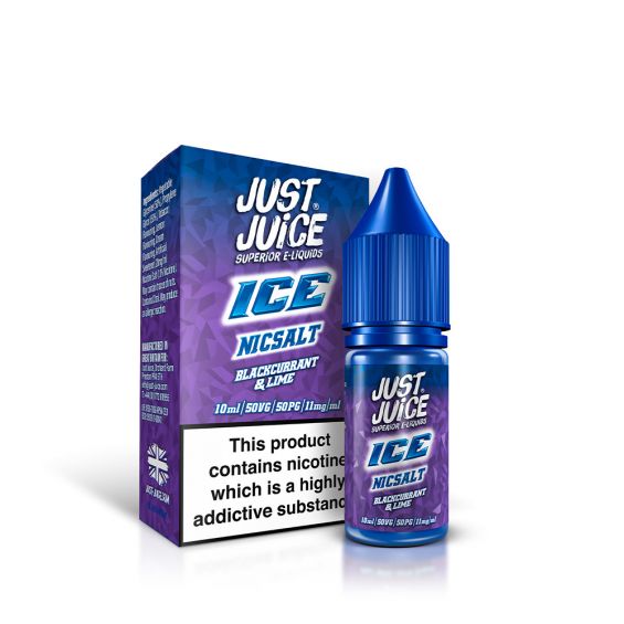 Just Juice Blackcurrant & Lime Ice 10ml Nic Salt