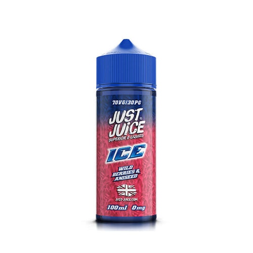 Just Juice  Wild Berries & Aniseed On Ice 100ml Shortfill E-Liquid