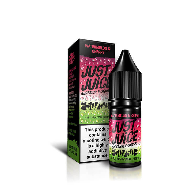 Just Juice  Watermelon & Cherry 50/50 10ml E-Liquid