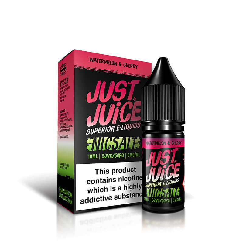 Just Juice  Watermelon & Cherry 10ml Nic Salt E-Liquid