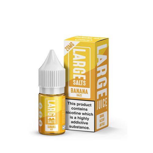 Large Juice Large Salts Banana Haze 10ml Nic Salt E-Liquid