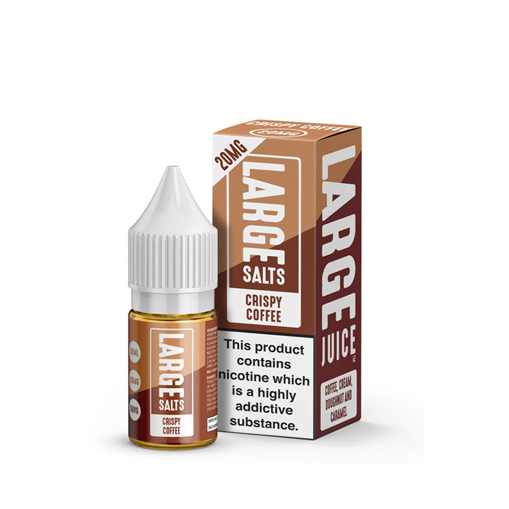 Large Juice Large Salts Crispy Coffee 10ml Nic Salt E-Liquid